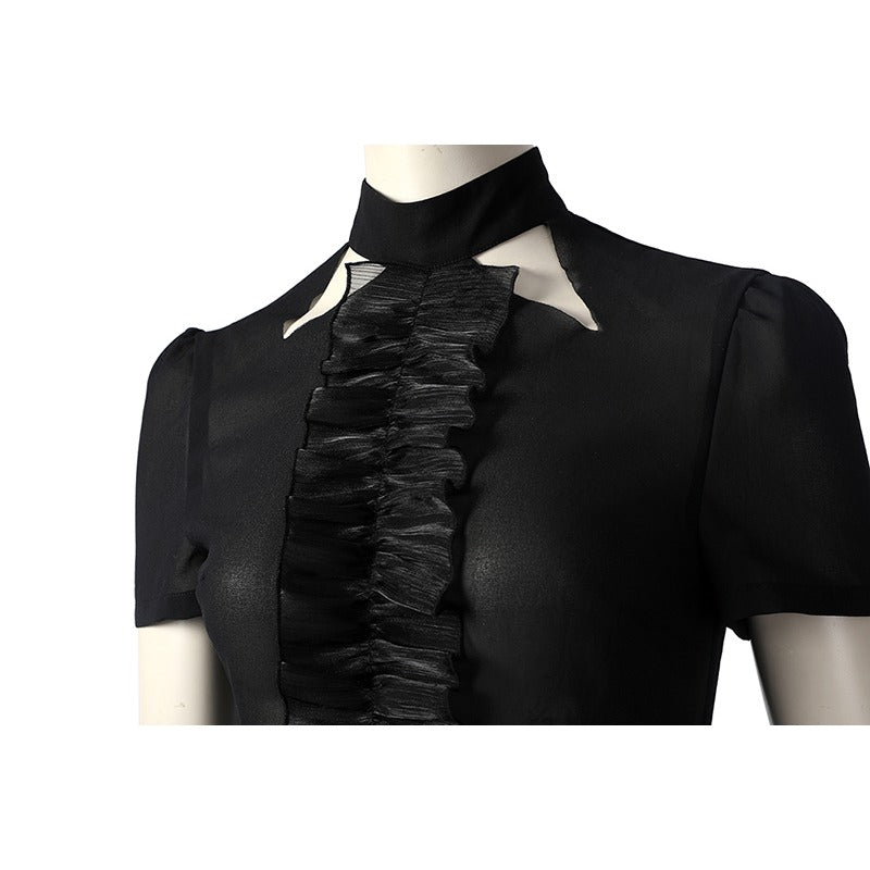 Костюм Круэллы Де Виль - Стильное Косплейное Пальто для Хэллоуина и Вечеринок