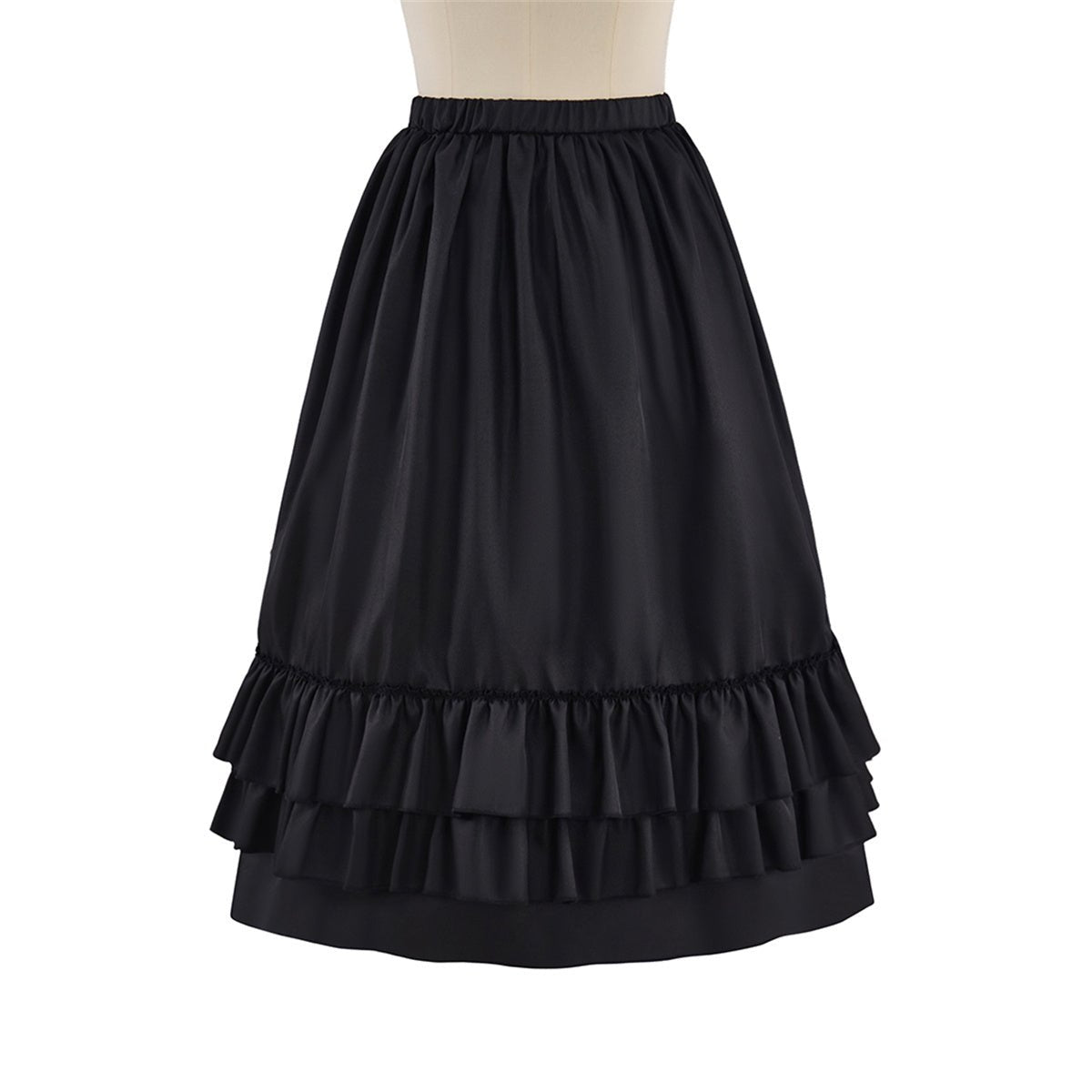 Средневековый Готический Черный Бюстье Юбка Костюм Косплея