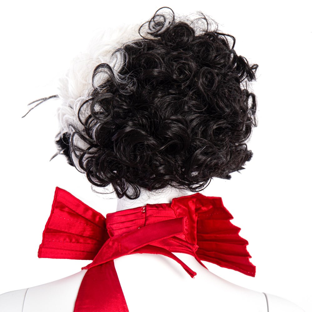 Женский костюм Круэллы для костюмированной вечеринки, красное платье