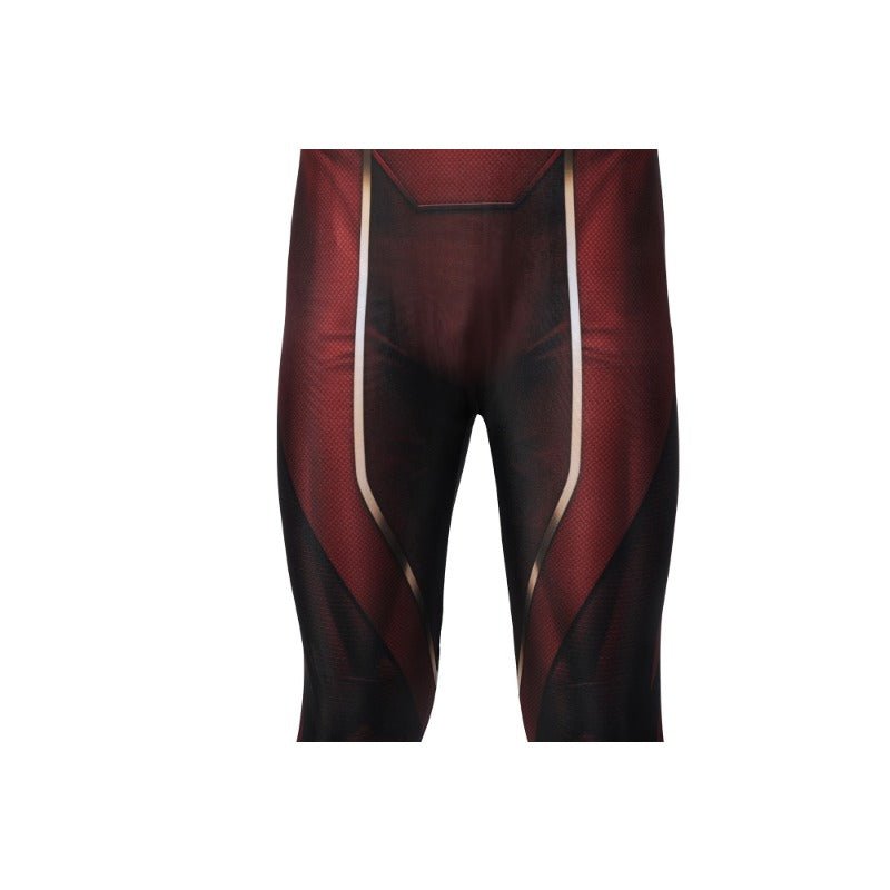 Костюм Флэша Барри Аллена для детей на Хэллоуин 3D принт комбинезон маска