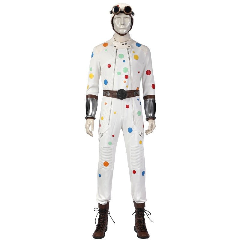 Костюм для косплея Polka-Dot Man из фильма 'Отряд самоубийц 2' с обувью на Хэллоуин