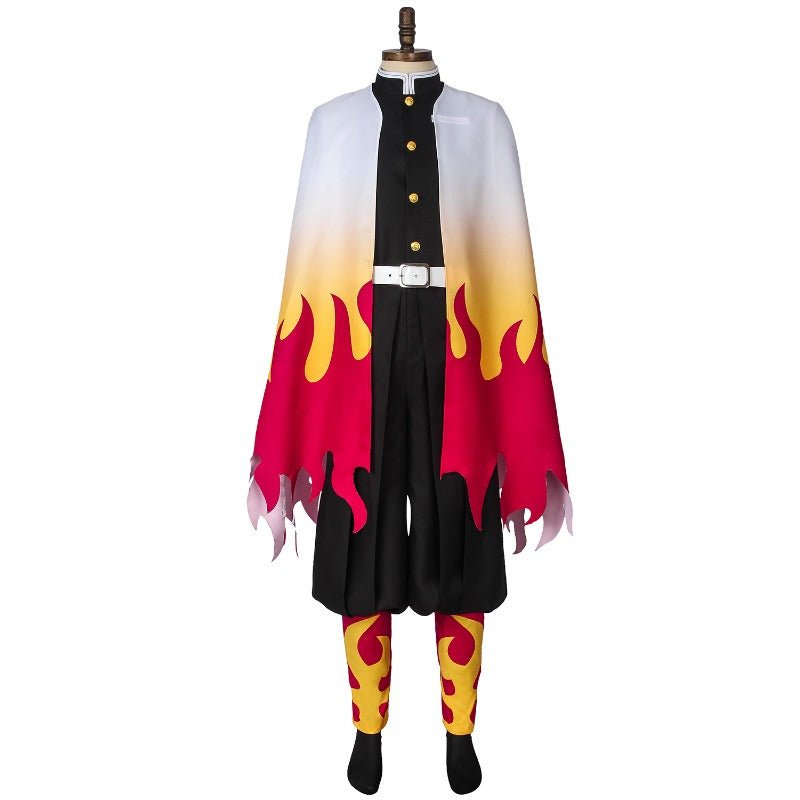 Костюм Кёджуро Рэнгоку для косплея из аниме «Истребитель демонов» — Официальный аниме-наряд