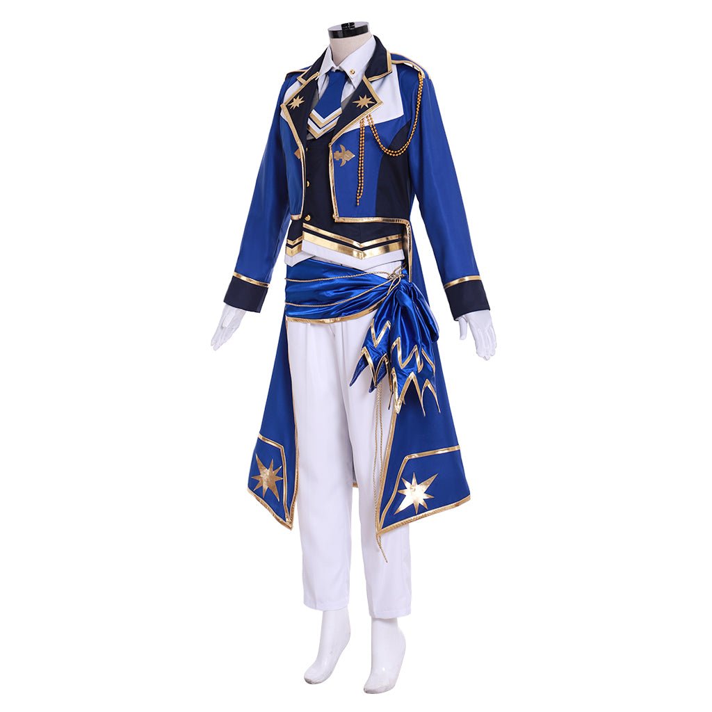 Костюм косплея Святого Рыцаря Золотого Льва Лео Цукинага Bloomed из Ensemble Stars