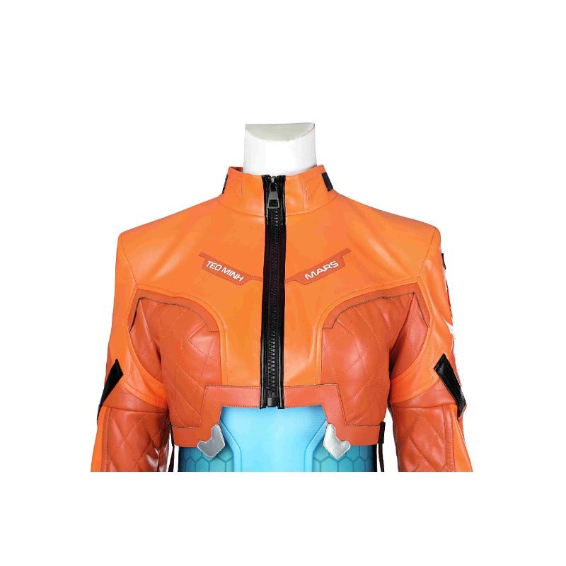 Overwatch 2 Женский Синий Костюм Джуно для Хэллоуина и Карнавала