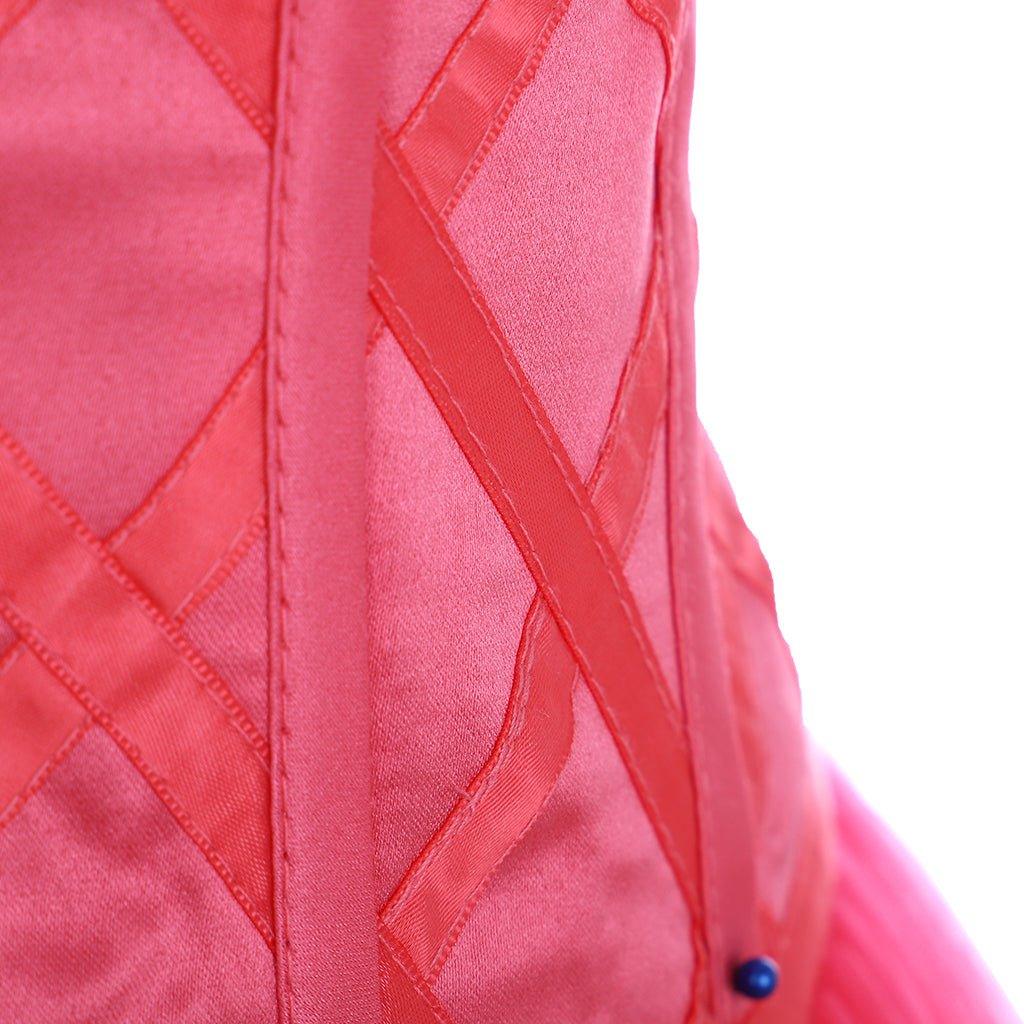 Женский костюм Глинды Доброй Ведьмы: Косплейное платье с подвязками из шелка и тюля