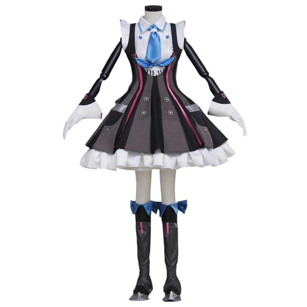 KIYO-KIYO Miku 2016 Magic Future Костюм для косплея с обувью и наушниками