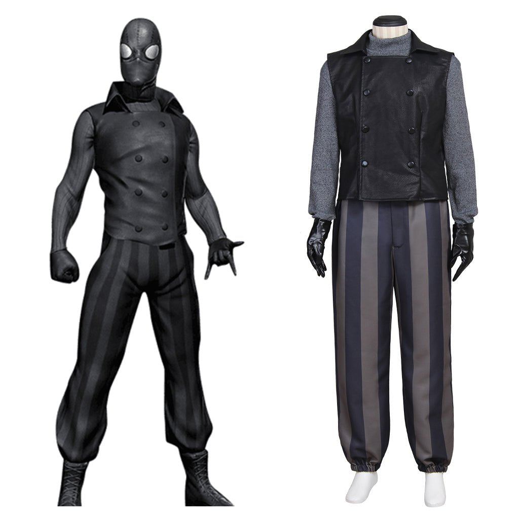 Мужской косплейный жилет Marvel Spider-Man из параллельной вселенной Тень, Хэллоуин