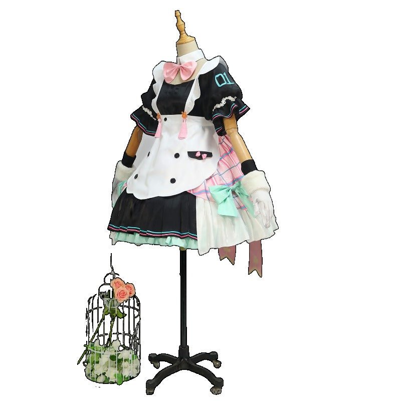 Костюм для косплея Magical Mirai 2021 Clover Bunny Miku с ботильонами - Косплей Hatsune Miku