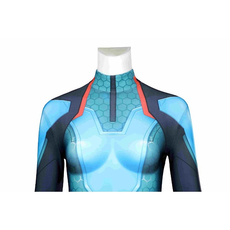 Overwatch 2 Женский Синий Костюм Джуно для Хэллоуина и Карнавала