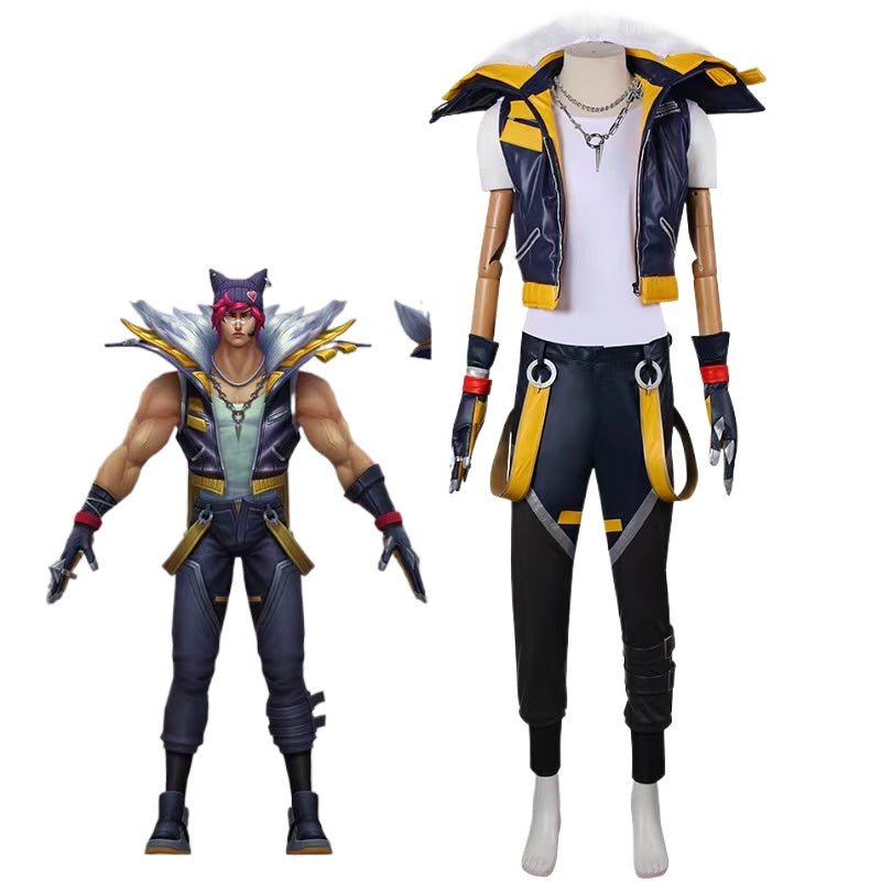 Костюм Sett из Лиги Легенд для мужчин, полный набор для косплея и Хэллоуина