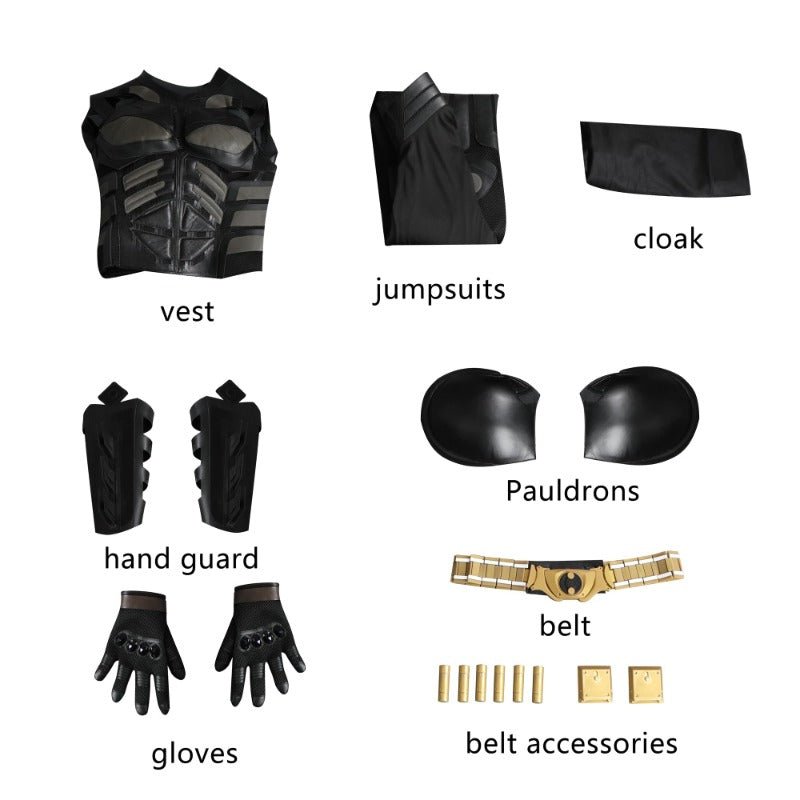 Костюм супергероя Бэт Найт для взрослых с комбинезоном, плащом и маской на Хэллоуин