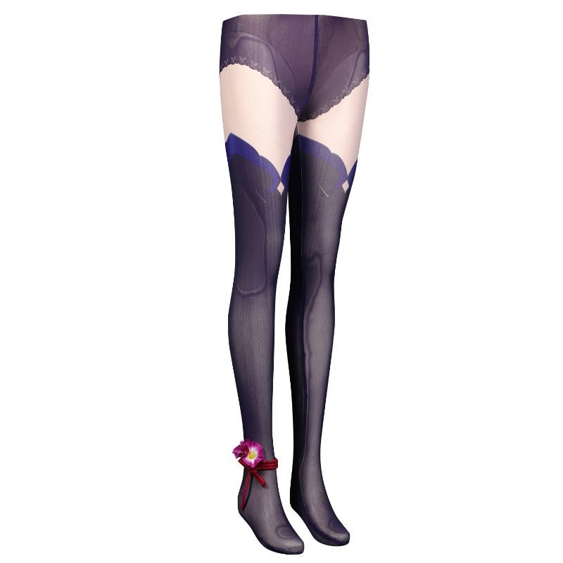 Костюм для косплея Райден Сёгун из Genshin Impact - Элегантные платья для Хэллоуина и мероприятий