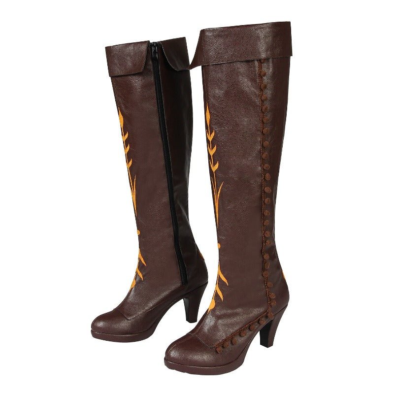 Эпический костюм Анны из Frozen II с обувью - Окунитесь в магию Аренделла