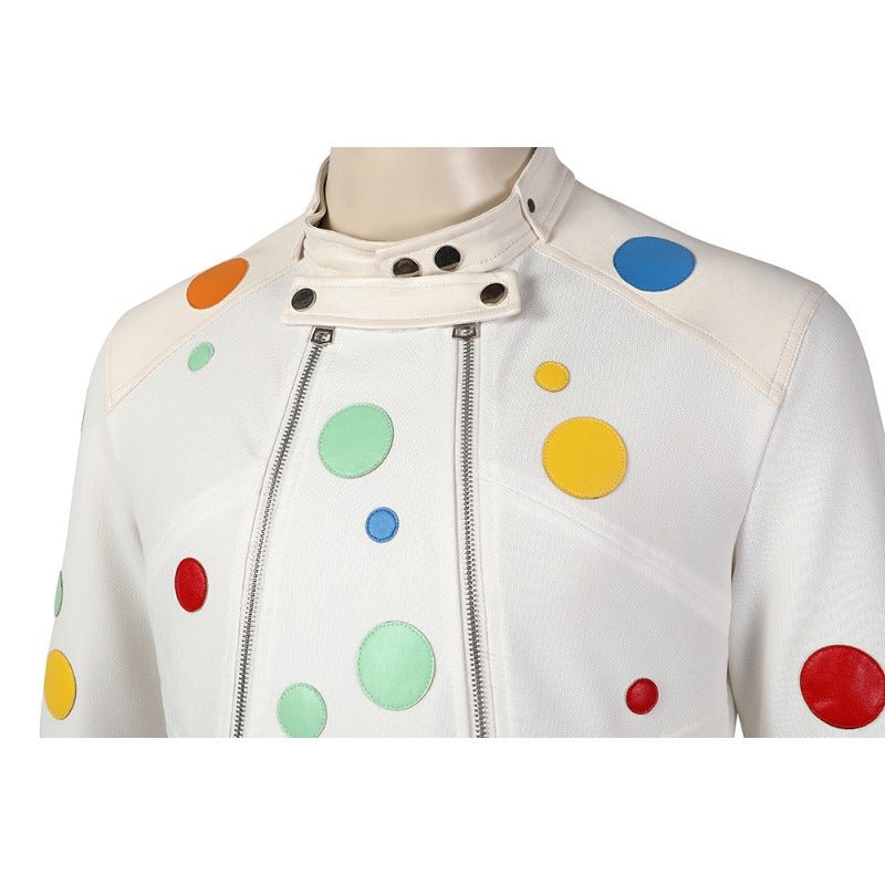 Костюм для косплея Polka-Dot Man из фильма 'Отряд самоубийц 2' с обувью на Хэллоуин