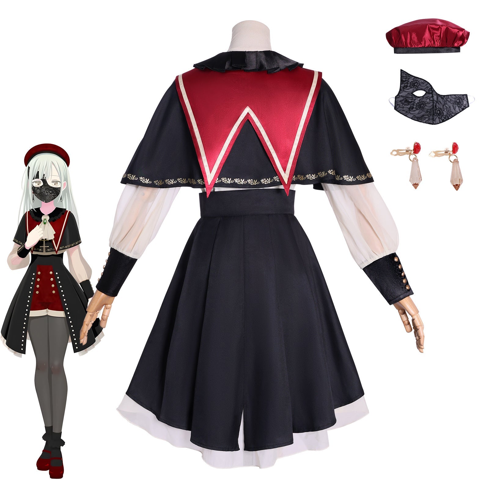 Костюм для косплея Wakana Mutsumi из BanG Dream! Ave Mujica