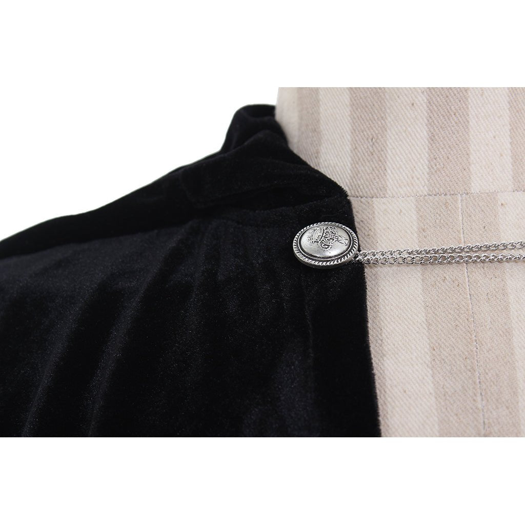 Унисекс черная накидка вампира демонов для Хэллоуина, маскарада, ведьмы и жреца костюм плащ