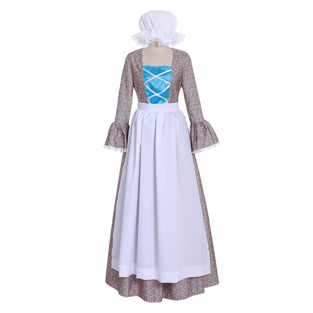Викторианское цветочное платье в стиле прерии | Женское колониальное лолита платье для косплея