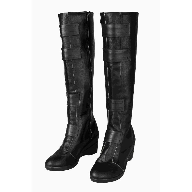 Косплей костюм Черная Вдова Наташа Романофф для Хэллоуина, черный печатный костюм