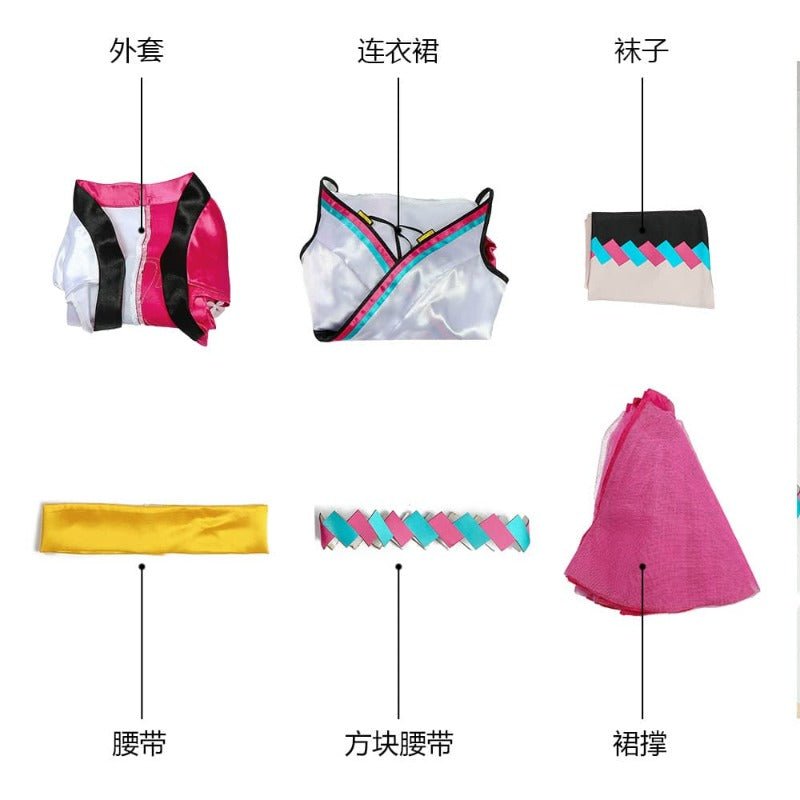 ЭЧунчан Магический Мирай 2020 КимоноКосплей Костюм Летний Праздничный Наряд Хэллоуин