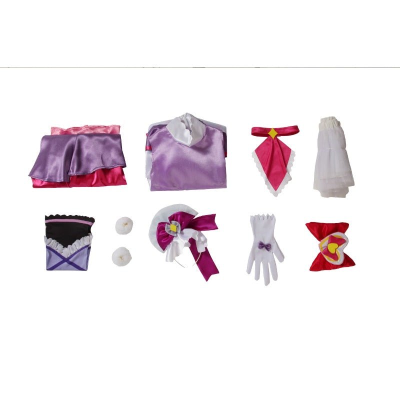 Костюм для косплея Cure Ruru Amour из аниме Hugtto! Pretty Cure - Элегантный дизайн для фанатов