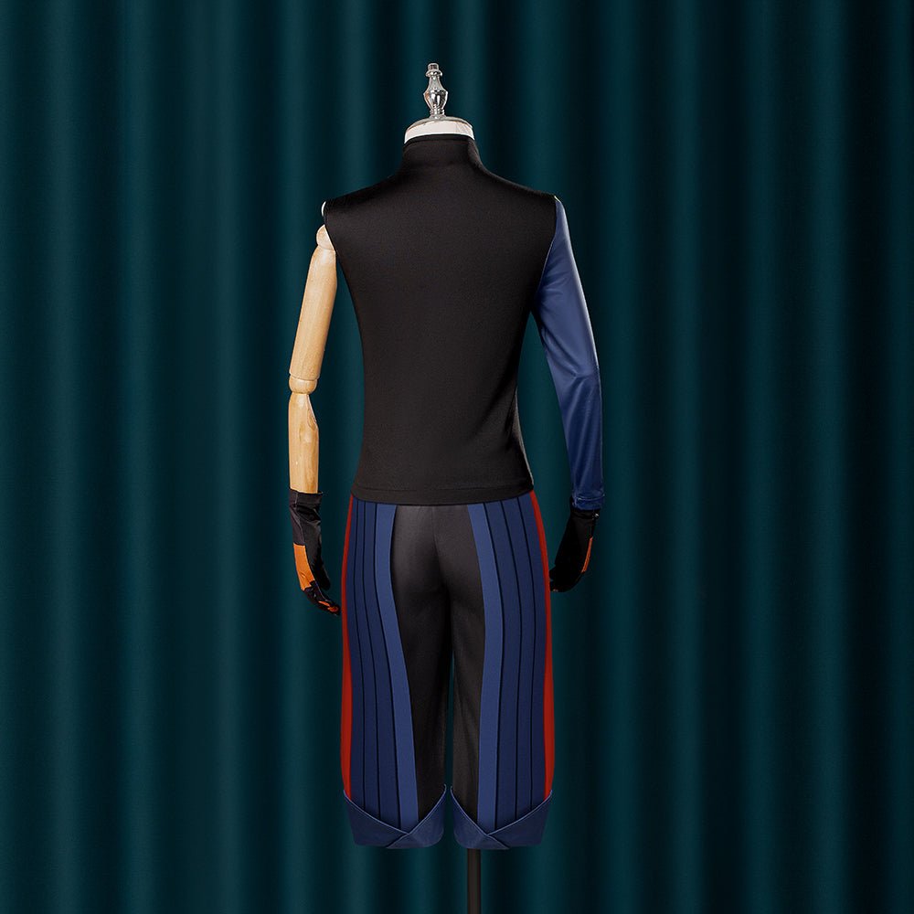 Костюм для косплея Genshin Impact с аксессуарами для ушей, ультрафиолетовый дизайн, идеально для Хэллоуина