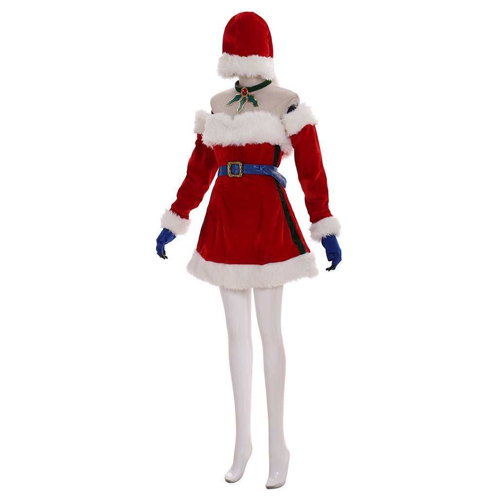 Костюм для косплея Мисс Фортуна | Рождественское платье Охотницы за головами из League of Legends