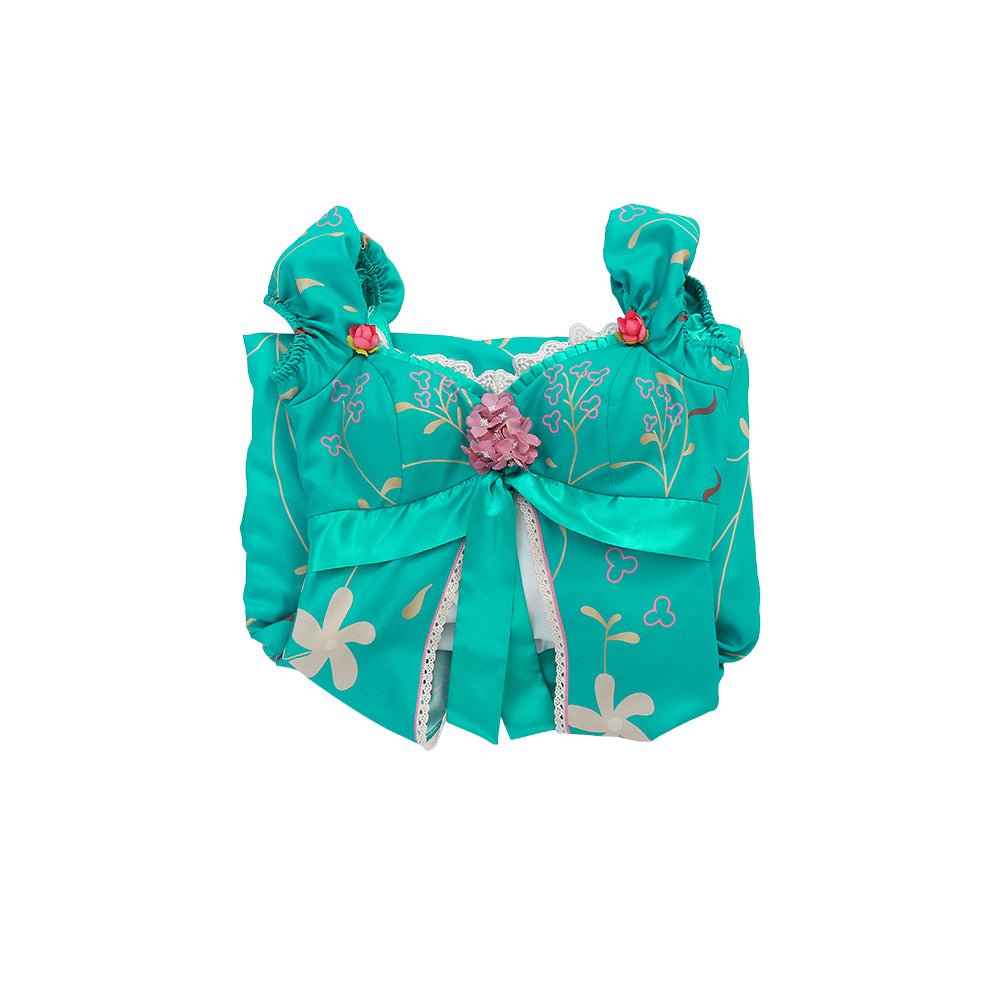 Волшебный костюм Гизель для косплея: Зеленое платье для вечеринки и белое свадебное платье