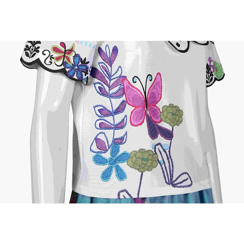 Платье Принцессы Мирабель из Энканто Костюм для Хэллоуина