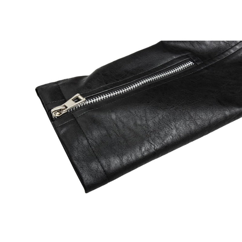 Костюм Джессики Джонс - Черная Кожаная Куртка для Косплея и Хэллоуина