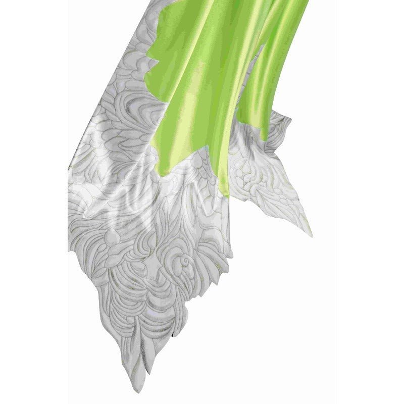 Костюм для косплея FF14 Nophica - Зеленое длинное платье для Хэллоуина и вечеринок