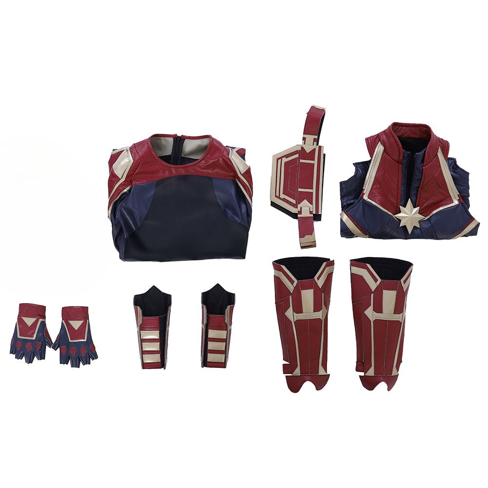 Костюм для косплея Капитан Марвел Красная Версия - Костюм Капитана Марвел (Кэрол Дэнверс) из фильма