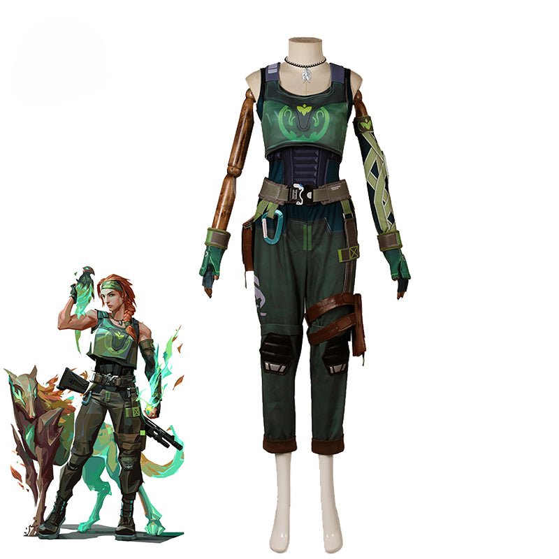 Костюм для косплея из игры Valorant Skye Trailblazer Agent, женский панк костюм, наряд для Хэллоуин вечеринки