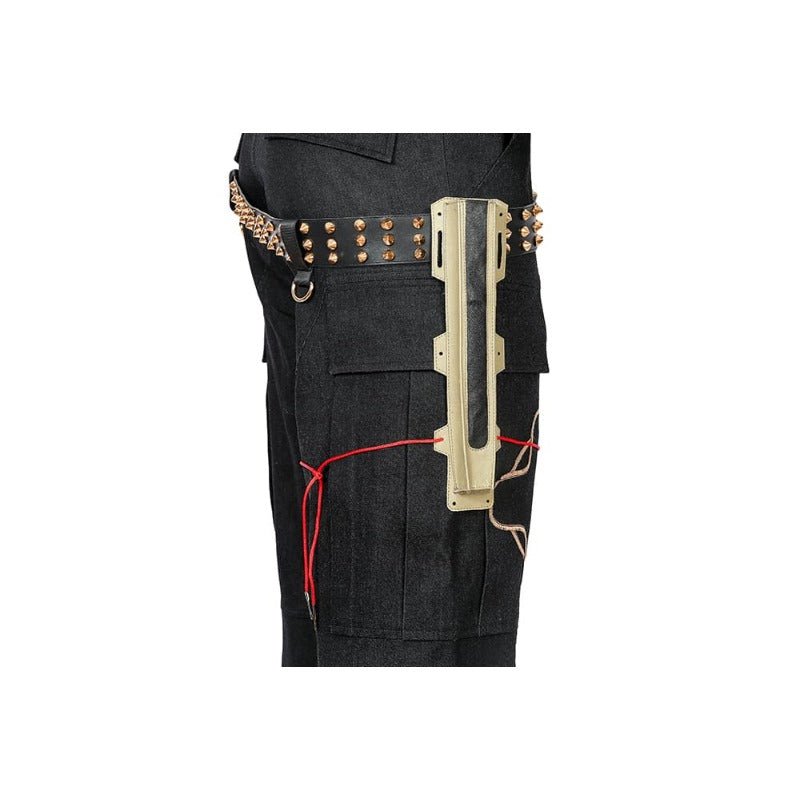 Костюм Джеки 2077 для косплея из искусственной кожи, черный костюм для Хэллоуина и вечеринок