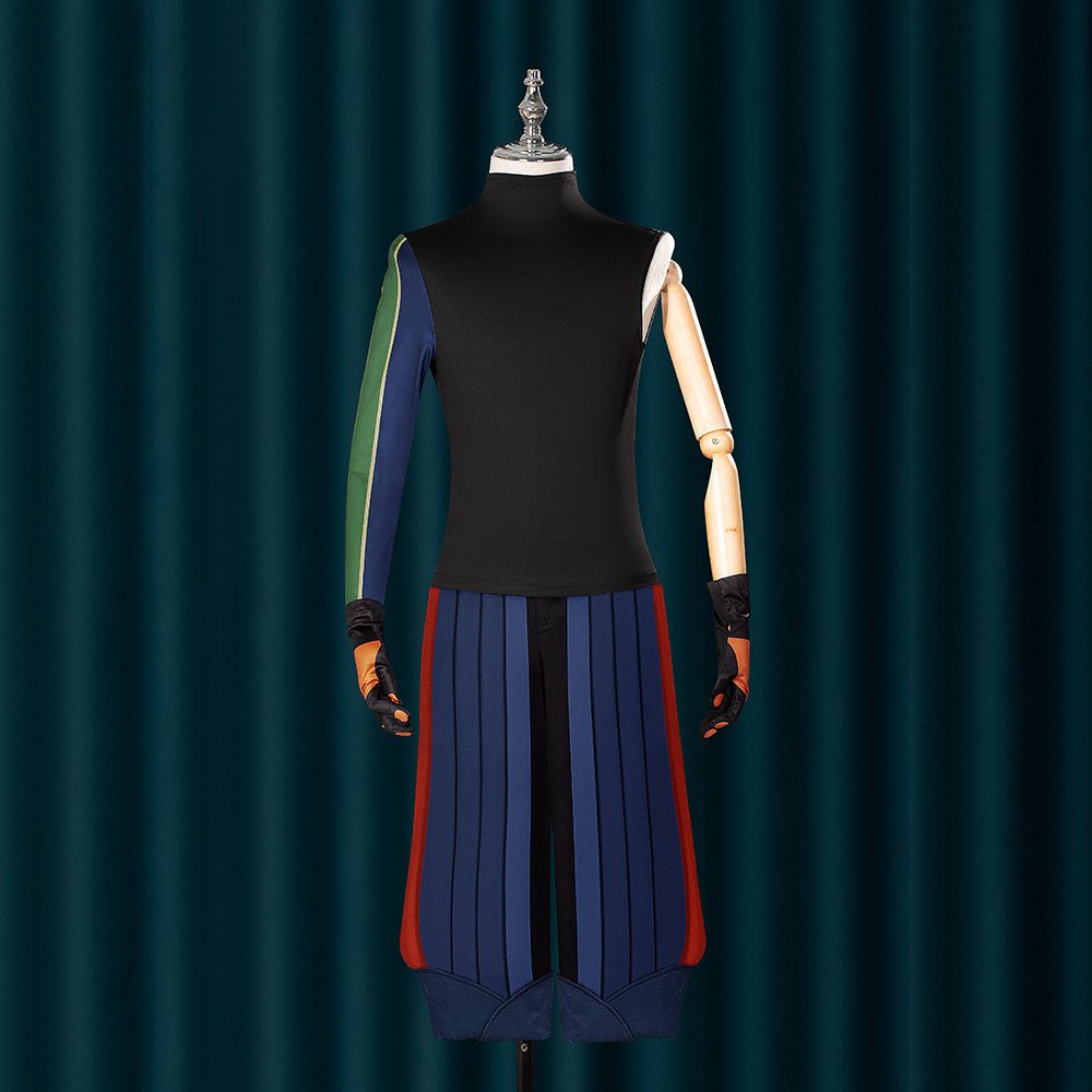 Костюм для косплея Genshin Impact с аксессуарами для ушей, ультрафиолетовый дизайн, идеально для Хэллоуина