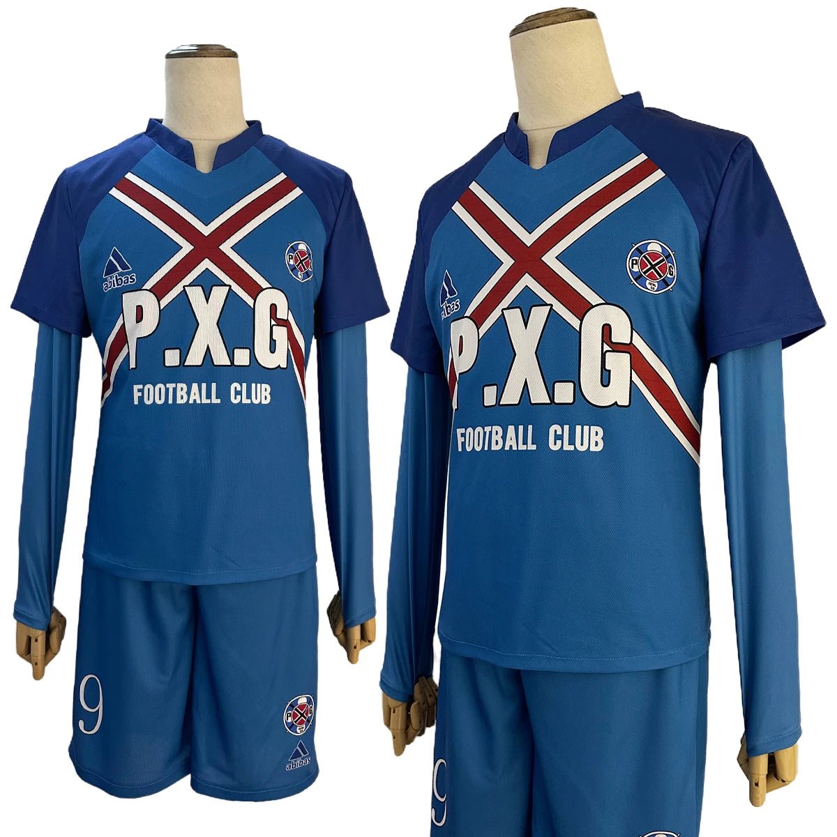 Костюм для косплея из аниме Blue Lock: Рин Итоши, Шидоу Рюсей, Чарльз Карасу P.X.G футбольная форма и парик