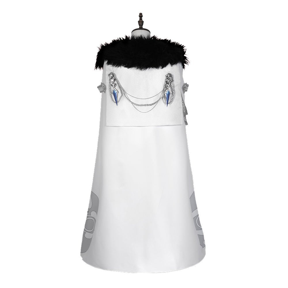 Genshin Impact Плащ Фатуи Костюм для косплея Перр Панталон Тарталья Арлекин Доктор Сандрон Коломбина Регретор