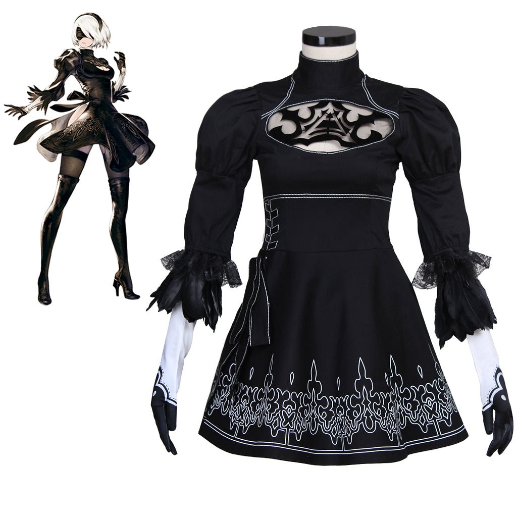 Костюм для косплея Yorha 2B из Nier Automata | Серия игровых косплеев