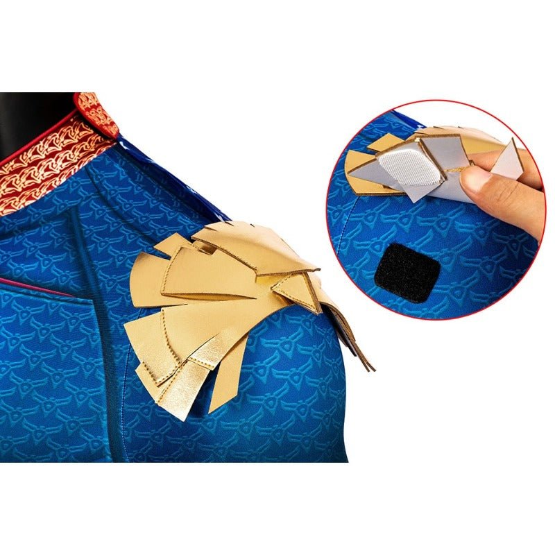 Мужской костюм Хоумлендера с плащом – Костюм Бена Солдата для Хэллоуина