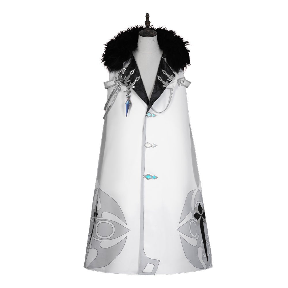 Genshin Impact Плащ Фатуи Костюм для косплея Перр Панталон Тарталья Арлекин Доктор Сандрон Коломбина Регретор