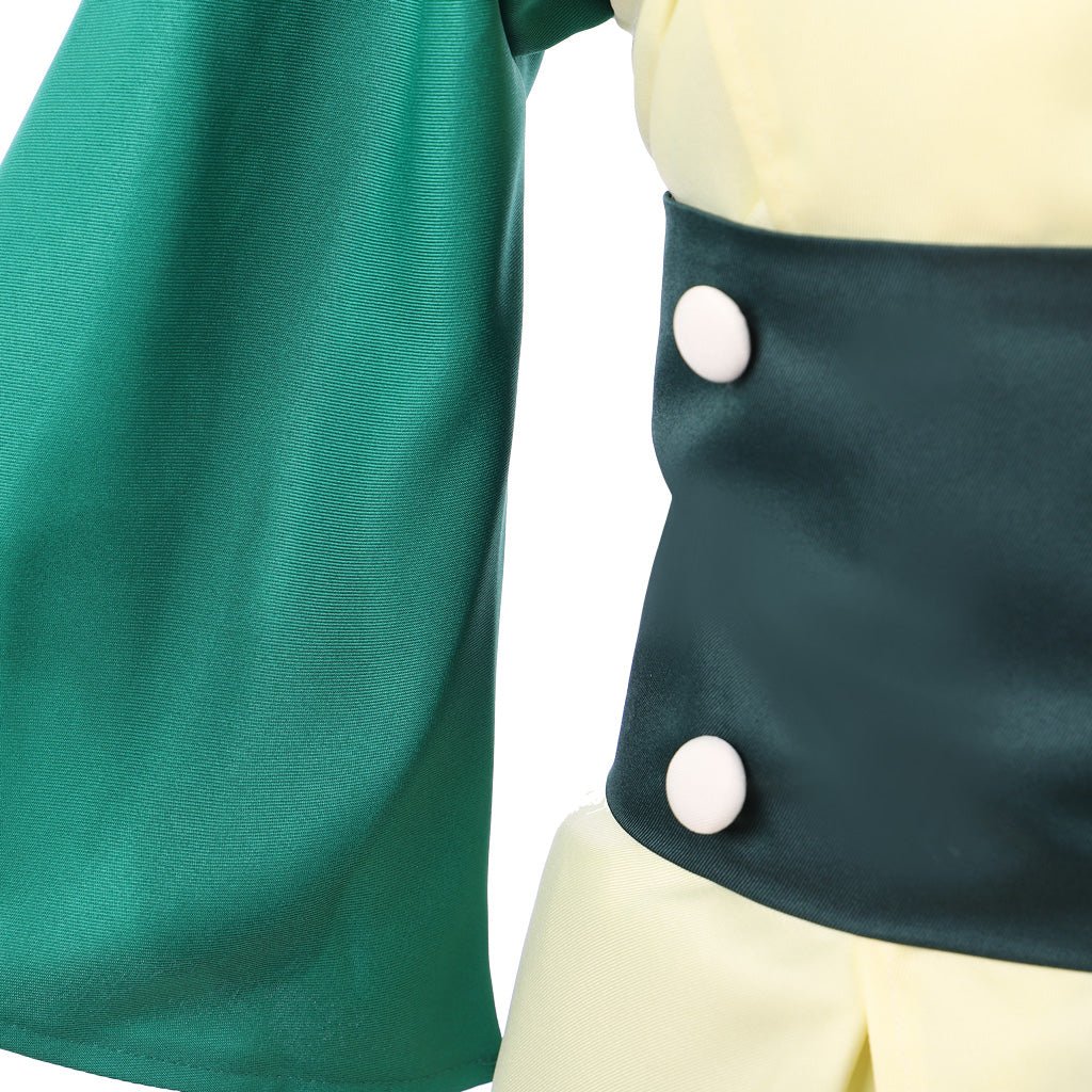 Костюм для косплея Топ Бейфонг из Аватара: Последний маг воздуха - Зеленый мужской костюм с шляпой