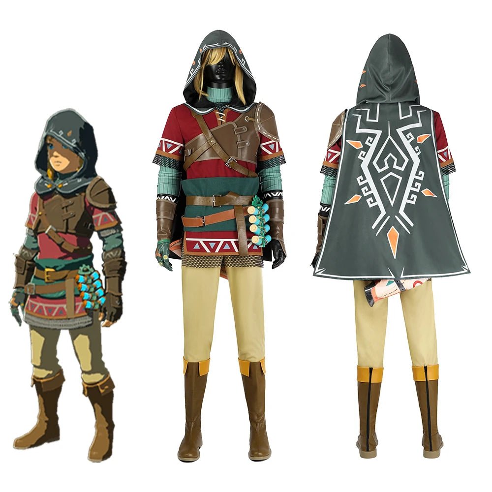 Игра Зельда Косплей Гилянская Туника Броня Костюм Для Мужчин Фантазия Боевой Костюм