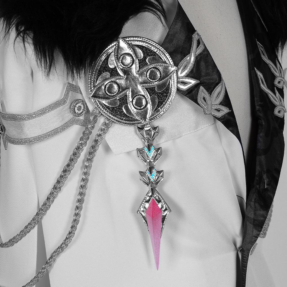 Genshin Impact Плащ Фатуи Костюм для косплея Перр Панталон Тарталья Арлекин Доктор Сандрон Коломбина Регретор