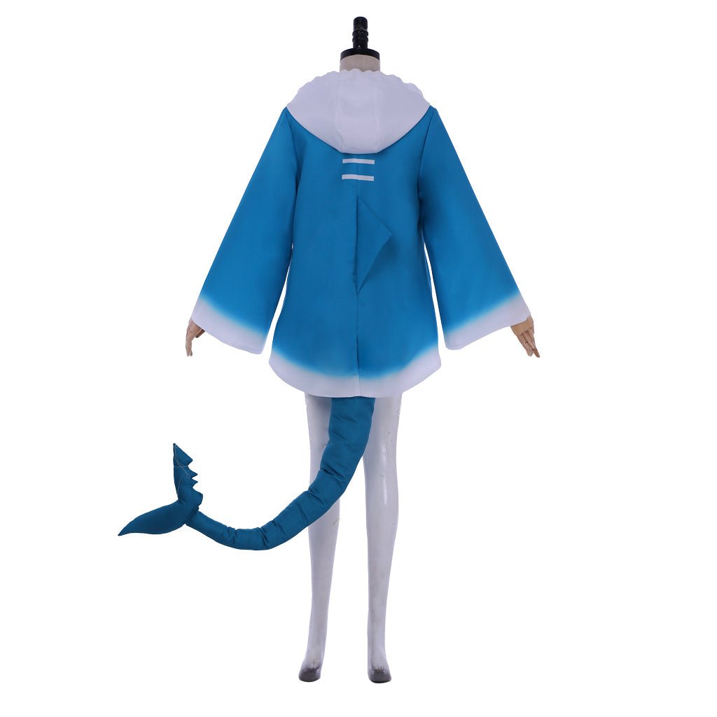 Костюм для косплея Hololive VTuber Gawr Gura Shark Hoodie