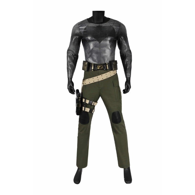 Костюм Бэтмена Бена Аффлека для косплея - Кожаный боевой тренч из Лиги Справедливости