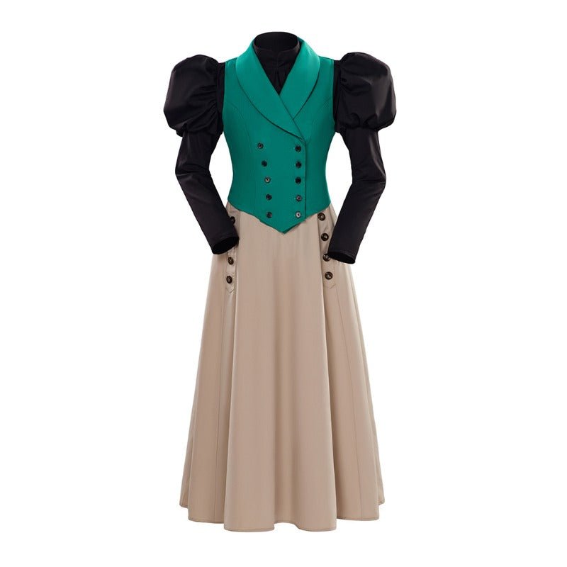 Викторианское Эдвардианское Средневековое Ренессансное Бальное Платье для Женщин - Костюм для Косплея