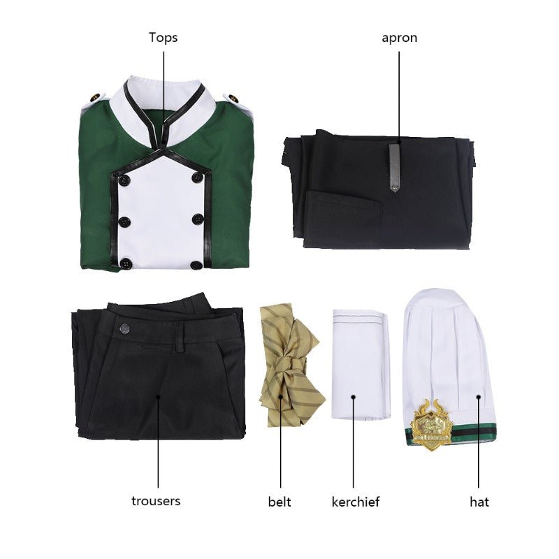 Костюм для косплея Шефа Сильвера Риддла из Twisted Wonderland NRC на заказ