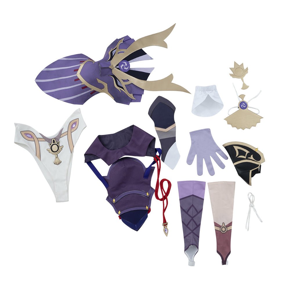 Костюм Райден Сёгун из Genshin Impact – Аутентичный наряд для косплея