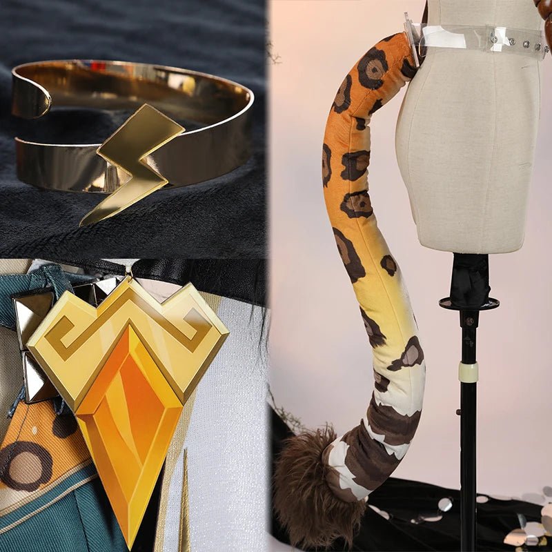 Костюм для косплея Xilonen из игры Genshin Impact - Стиль Natlan Panthera Ocelota