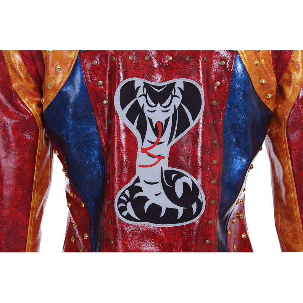Костюм для косплея Потомки 2 для мужчин и детей - Панк кожаная куртка с шипами