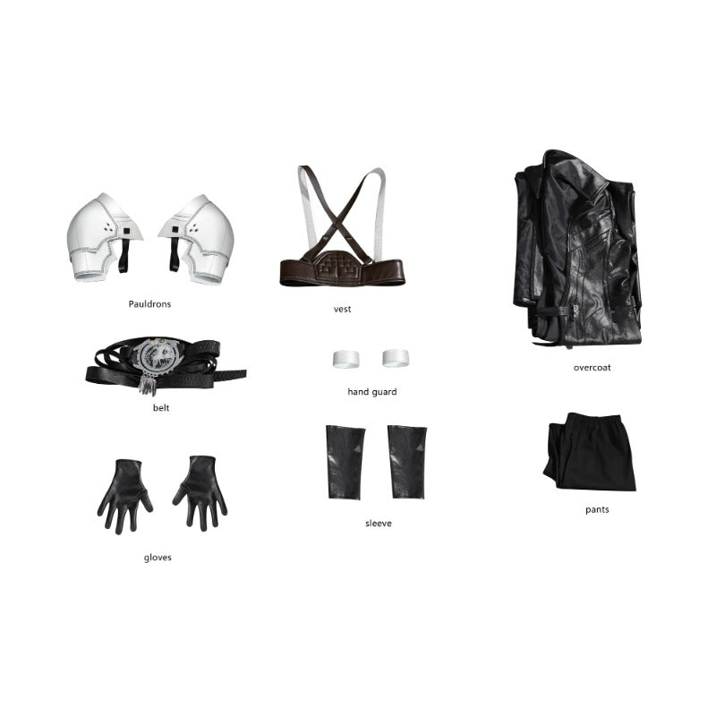 Костюм Сефирота из FF7 Remake Deluxe Edition для взрослых - индивидуальный наряд на Хэллоуин